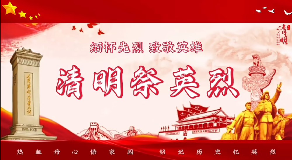 九阳党支部开展清明祭扫活动